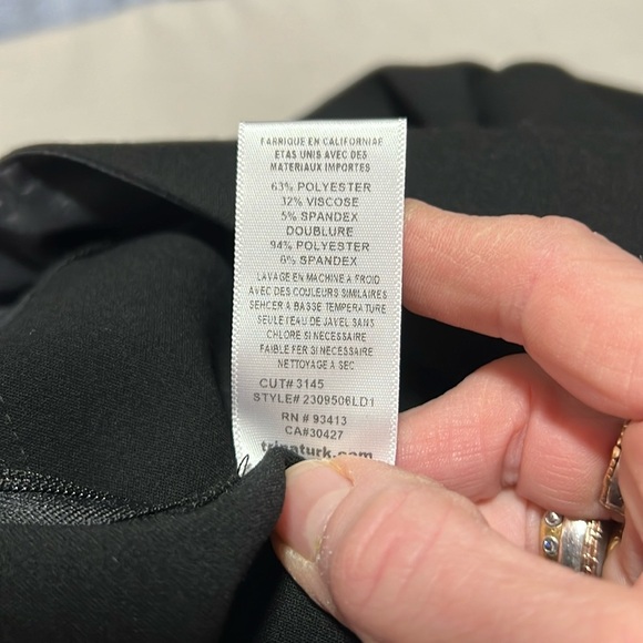 Trina Turk NWT Furusato Women's Pants with Size Tux Stripe Size 14 - Picture 14 of 16